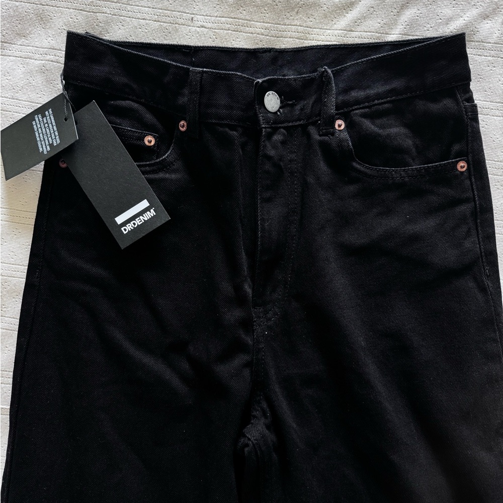 Revolve Echo Straight Black Jeans Dr. Denim US 28